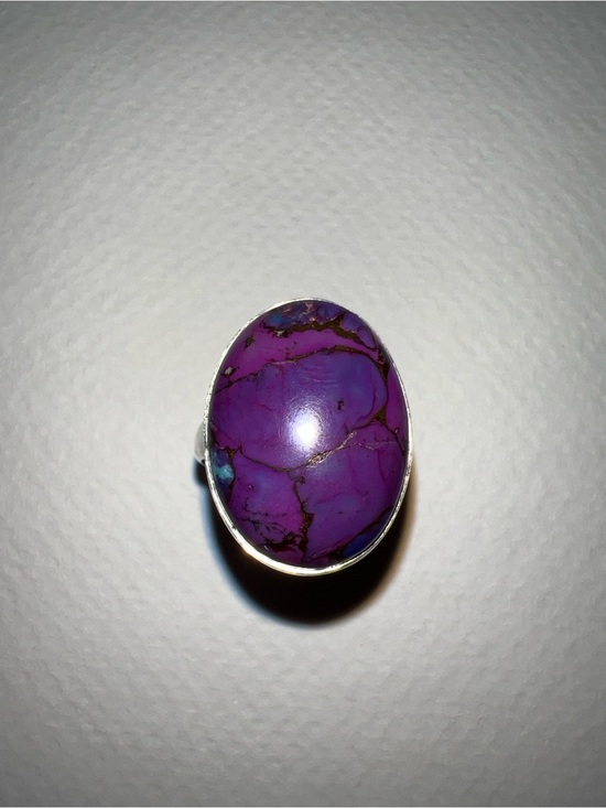 Jewelry - Sterling Silver Purple Mojave Turquoise Statement Ring